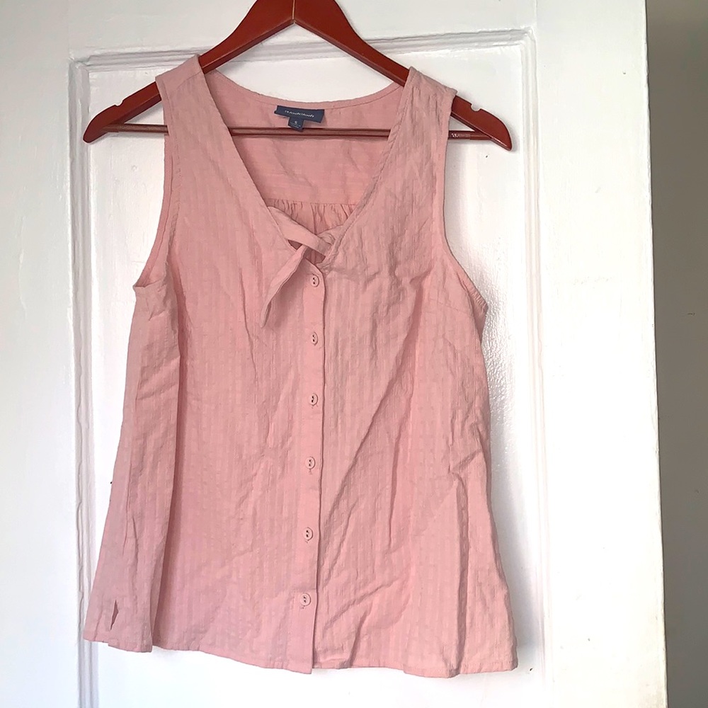 ModCloth | Pink bow tank top